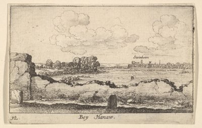 Hanau by Wenceslaus Hollar