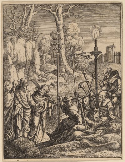 Jesus Confronting His Detractors by Wenceslaus Hollar