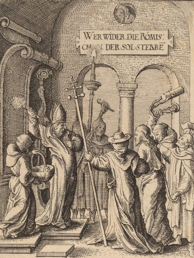 Jesus before Caiaphas by Wenceslaus Hollar
