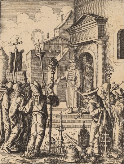 Jesus before Pilate by Wenceslaus Hollar
