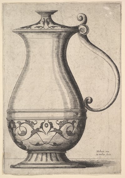 Jug with Arabesques on the Base by Wenceslaus Hollar
