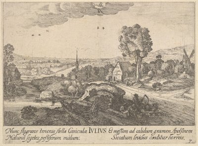 July by Wenceslaus Hollar