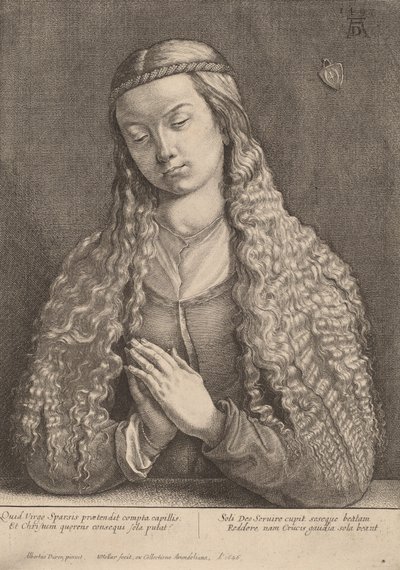 Katharine Furlegerin by Wenceslaus Hollar