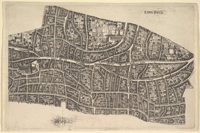 London before the Great Fire by Wenceslaus Hollar