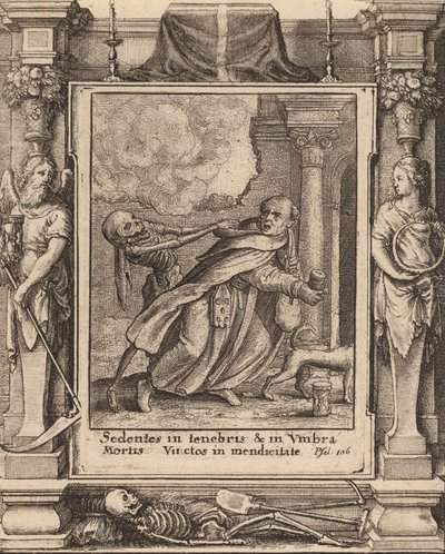 Monk by Wenceslaus Hollar