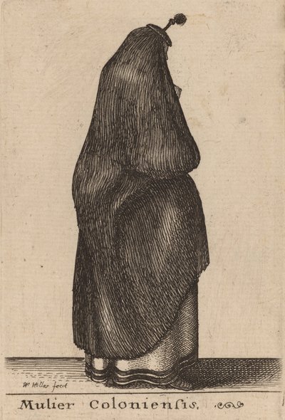 Mulier Coloniensis by Wenceslaus Hollar
