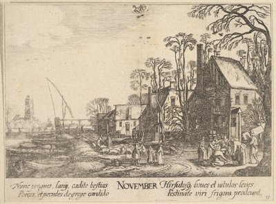 November by Wenceslaus Hollar