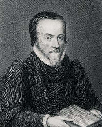 Richard Hooker, Engraved by Edward Finden by Wenceslaus Hollar