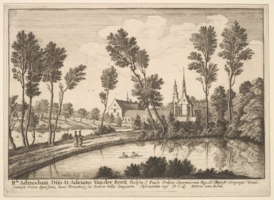 Rothendael Abbey by Wenceslaus Hollar