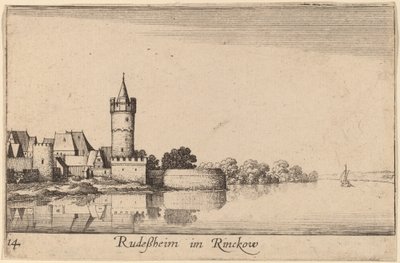 Rudesheim by Wenceslaus Hollar