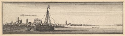 Rüdesheim by Wenceslaus Hollar