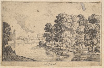 Schiff-math by Wenceslaus Hollar
