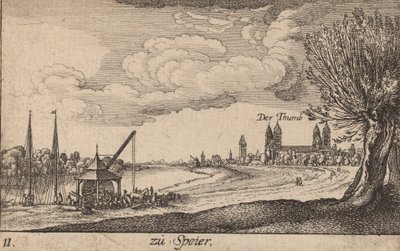 Speyer, 1635 by Wenceslaus Hollar