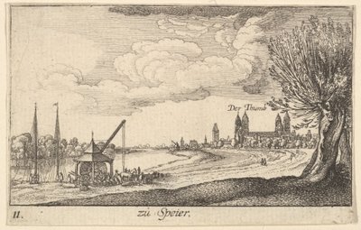 Speyer, 1635 by Wenceslaus Hollar
