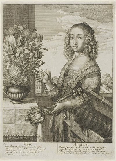 Spring by Wenceslaus Hollar