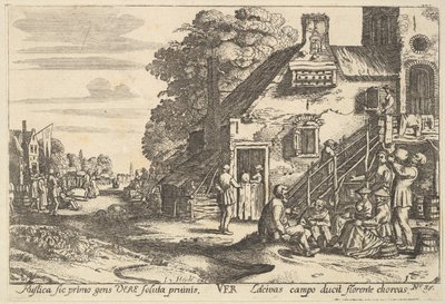 Spring by Wenceslaus Hollar