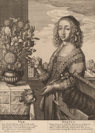 Spring, 1641 by Wenceslaus Hollar