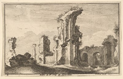 St. Croix de Jerusalem by Wenceslaus Hollar