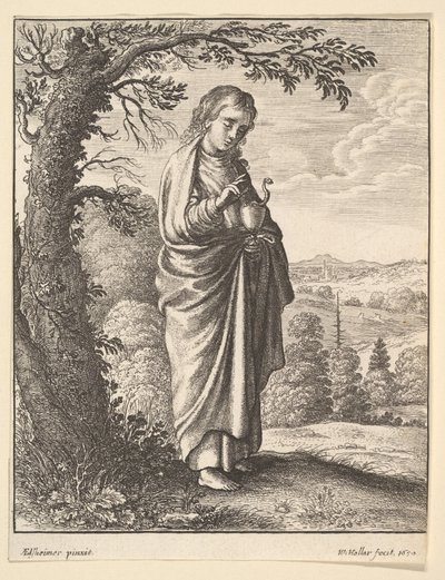 St. John the Evangelist, 1650 by Wenceslaus Hollar