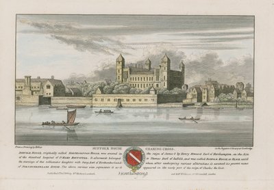 Suffolk House, Charing Cross, London by Wenceslaus Hollar