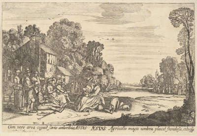 Summer by Wenceslaus Hollar