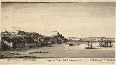 Tangier from the S.E. (State 2) by Wenceslaus Hollar