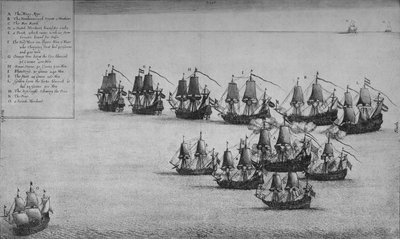 The Fight of the Mary Rose by Wenceslaus Hollar