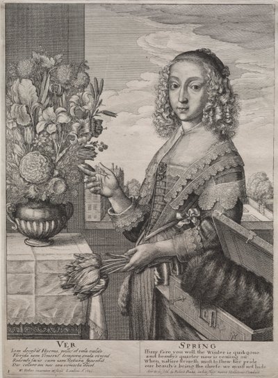 The Four Seasons: Spring by Wenceslaus Hollar