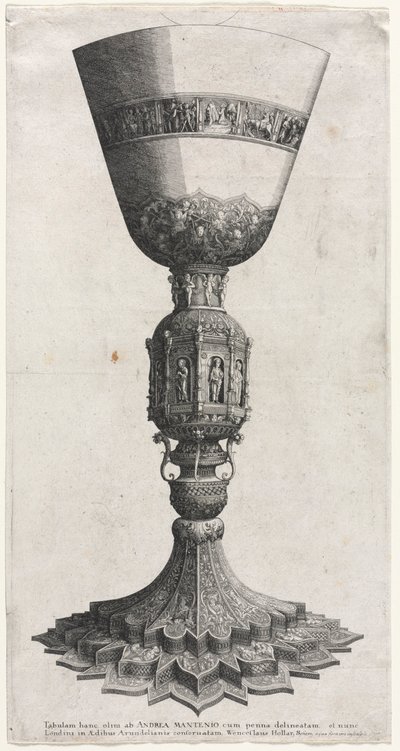The Great Chalice Adorned with Figures by Wenceslaus Hollar