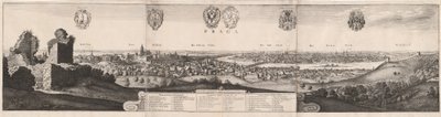 The Great View of Prague by Wenceslaus Hollar