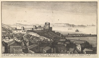 The Lower Inner Part of Tangier by Wenceslaus Hollar