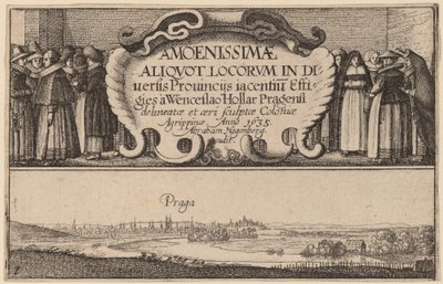 Title Page by Wenceslaus Hollar