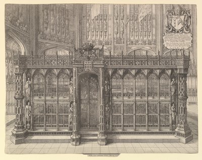 Tomb of Henry VII by Wenceslaus Hollar