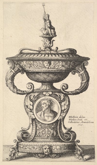 Two Handled Cup by Wenceslaus Hollar