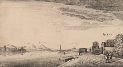 View of Lewenberg by Wenceslaus Hollar