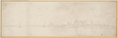 View of Orsoy by Wenceslaus Hollar