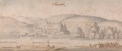 View of Steiereck on the Danube by Wenceslaus Hollar