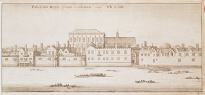 View of Whitehall, 1645 by Wenceslaus Hollar