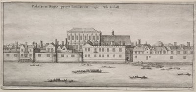 Views of London: Whitehall from the River by Wenceslaus Hollar