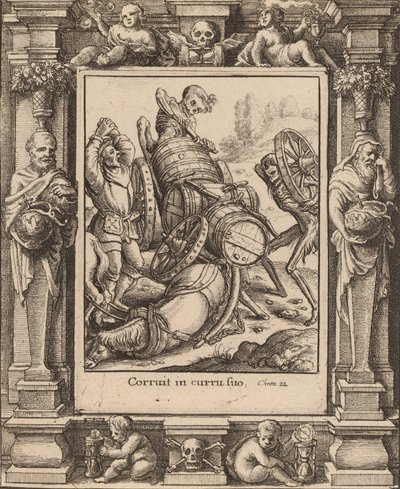 Waggoner, 1651 by Wenceslaus Hollar