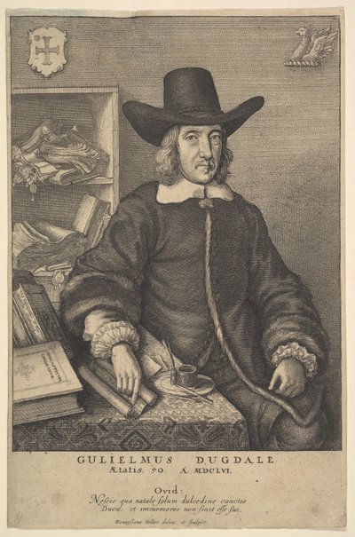 William Dugdale by Wenceslaus Hollar