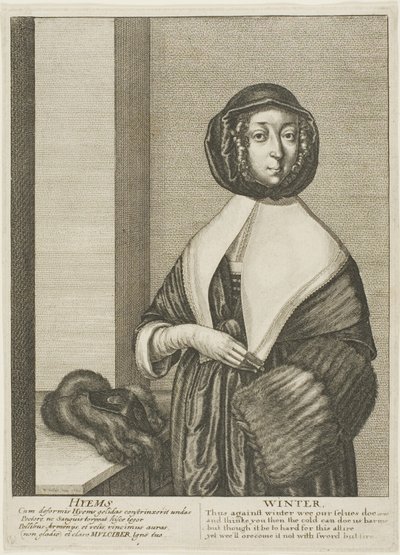 Winter by Wenceslaus Hollar