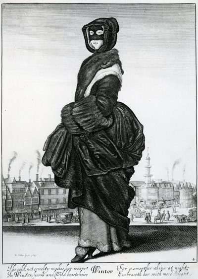 Winter by Wenceslaus Hollar