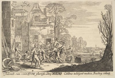 Winter by Wenceslaus Hollar