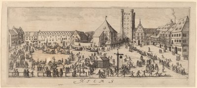 Winter: The Parade Ground by Wenceslaus Hollar