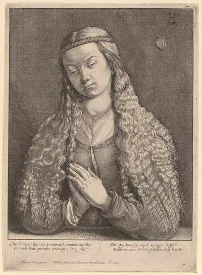 Katharine Furlegerin by Wenceslaus Hollar after Albrecht Dürer