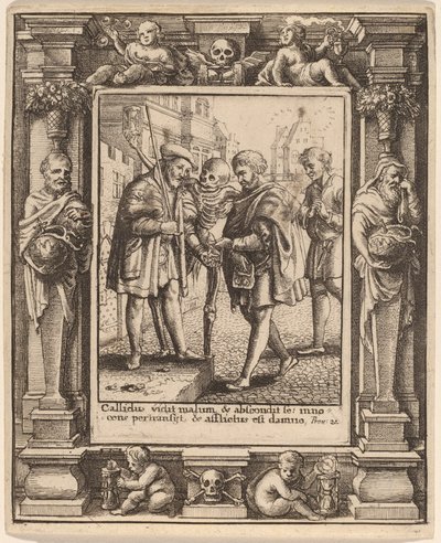 Advocate by Wenceslaus Hollar after Hans Holbein the Younger after Abraham van Diepenbeeck
