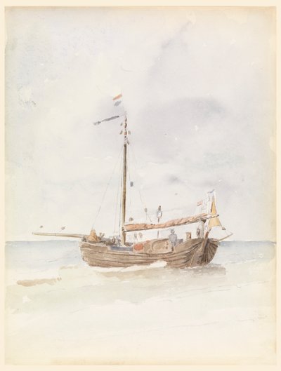 A Dutch Barge by Whitney Warren Jr.
