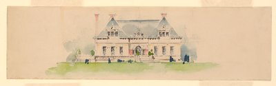 Elevation of Mansion by Whitney Warren Jr.