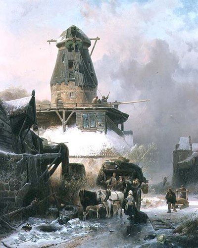 The Old Mill by Wijnand Joseph Nuyen